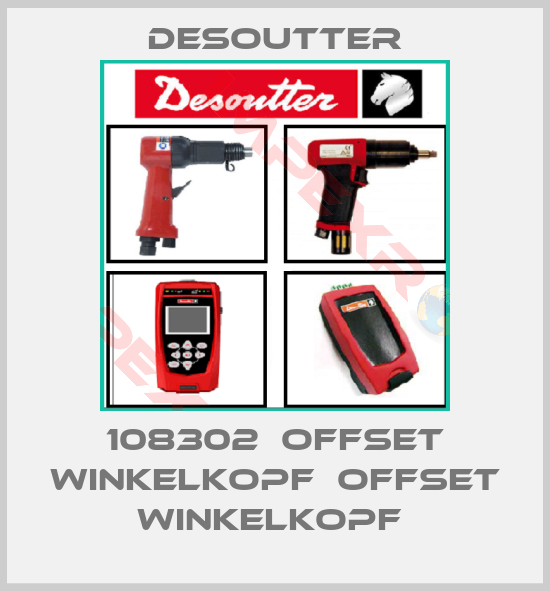 Desoutter-108302  OFFSET WINKELKOPF  OFFSET WINKELKOPF 