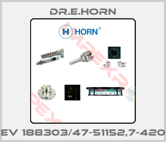 Dr.E.Horn-EV 188303/47-51152,7-420
