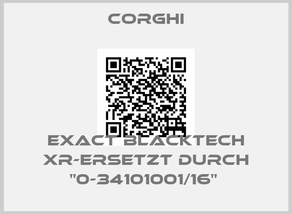 Corghi-EXACT BLACKTECH XR-Ersetzt durch "0-34101001/16" 