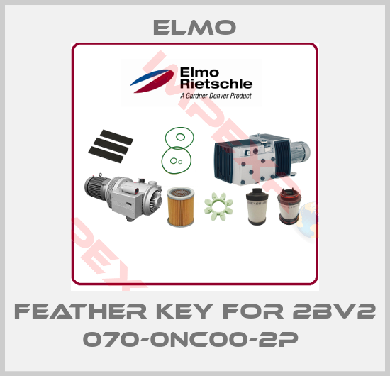 Elmo-Feather key for 2BV2 070-0NC00-2P 