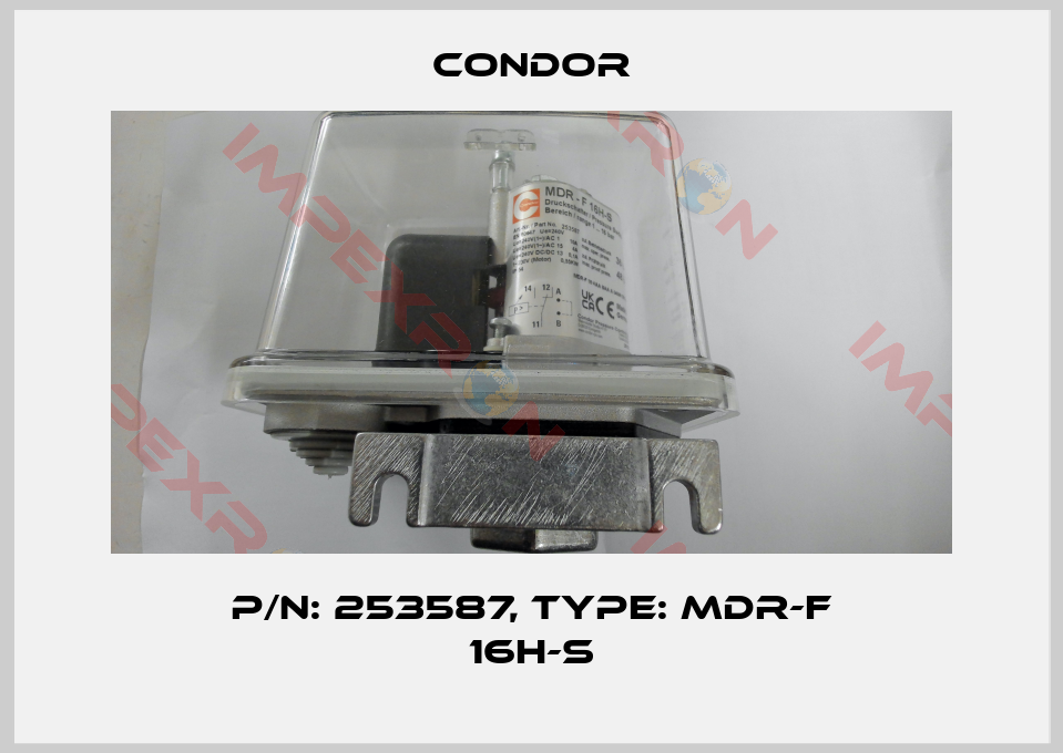 Condor-P/N: 253587, Type: MDR-F 16H-S