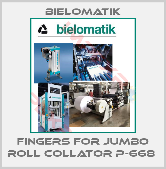 Bielomatik-FINGERS FOR JUMBO ROLL COLLATOR P-668 