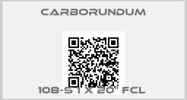 Carborundum-108-S 1 x 20" FCL 