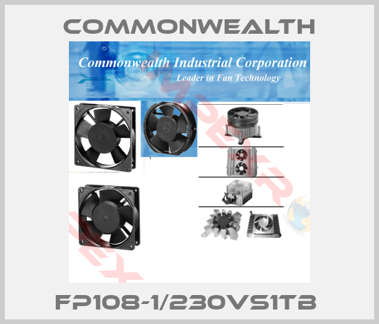 Commonwealth-FP108-1/230VS1TB 