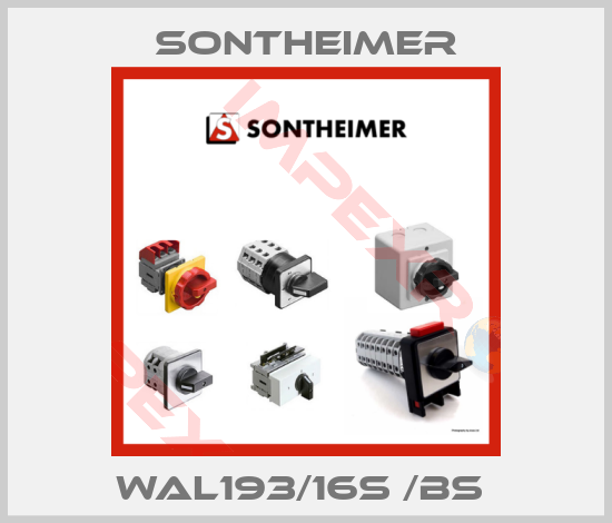 Sontheimer-WAL193/16S /BS 