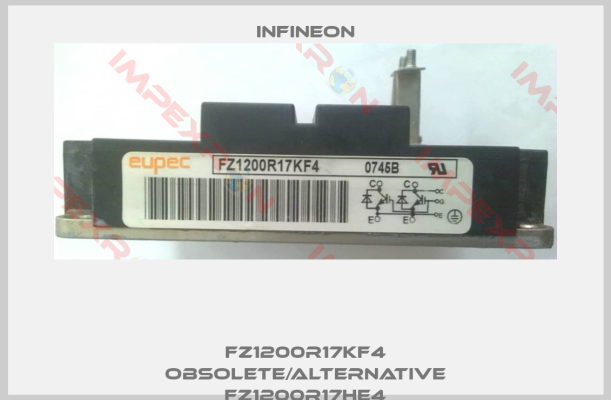 Infineon-FZ1200R17KF4 obsolete/alternative FZ1200R17HE4