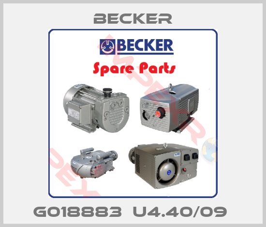 Becker-G018883  U4.40/09 