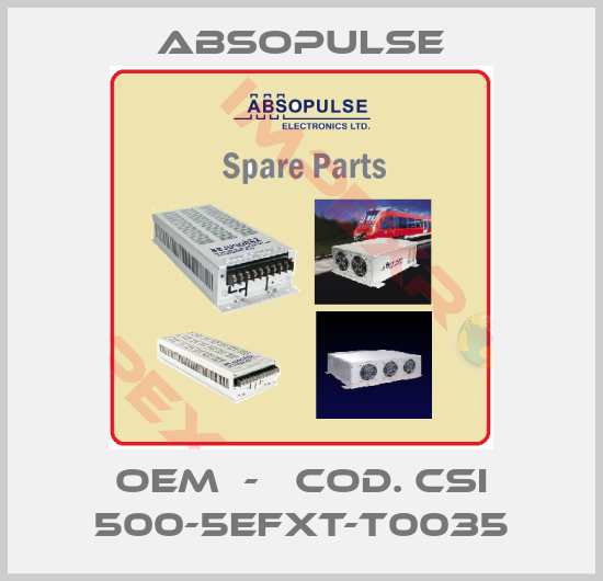 ABSOPULSE-OEM  -   cod. CSI 500-5EFXT-T0035