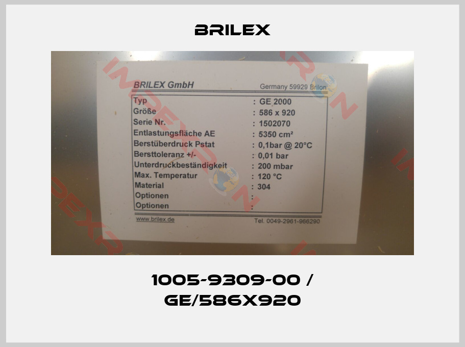 Brilex-1005-9309-00 / GE/586X920
