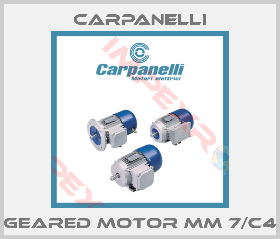 Carpanelli-GEARED MOTOR MM 7/C4