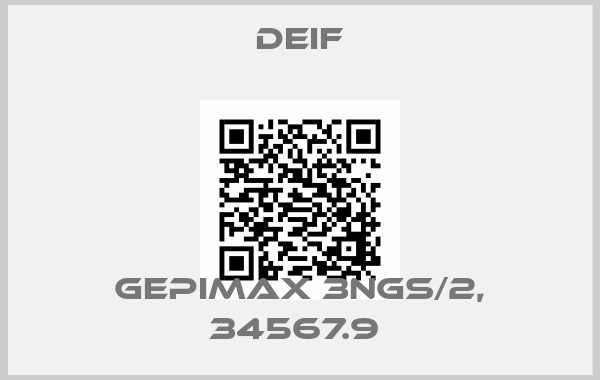 Deif-GEPIMAX 3NGS/2, 34567.9 