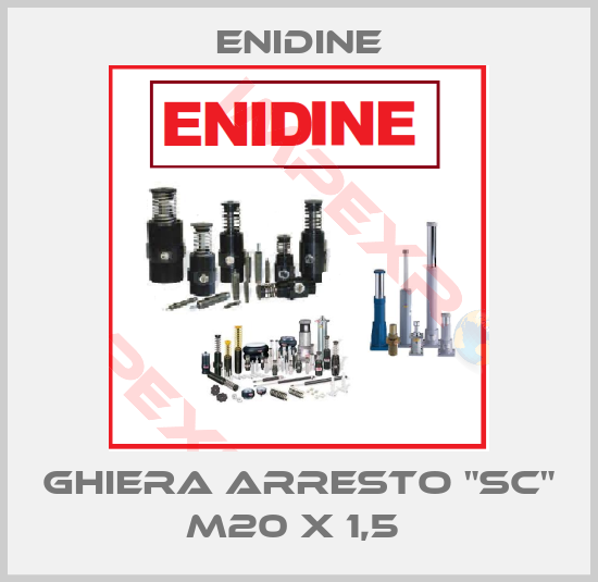 Enidine-GHIERA ARRESTO "SC" M20 X 1,5 