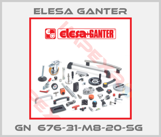 Elesa Ganter-GN  676-31-M8-20-SG 
