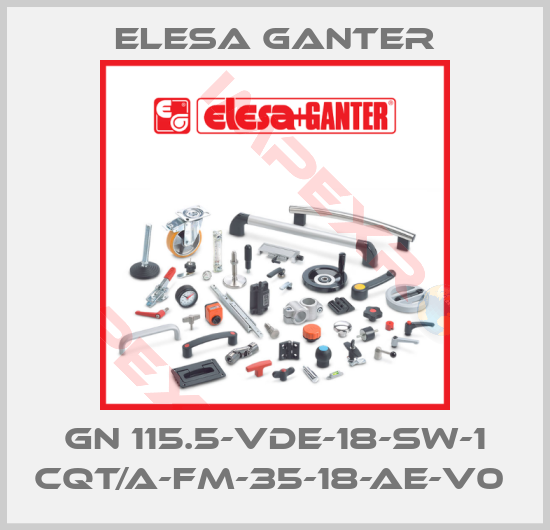 Elesa Ganter-GN 115.5-VDE-18-SW-1 CQT/A-FM-35-18-AE-V0 