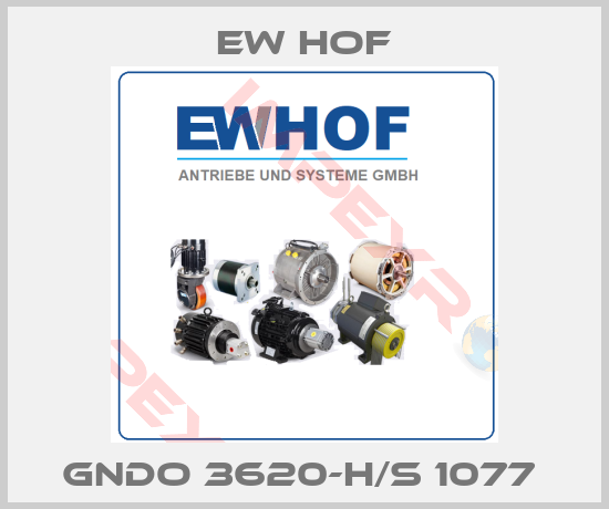 Ew Hof-GNDO 3620-H/S 1077 