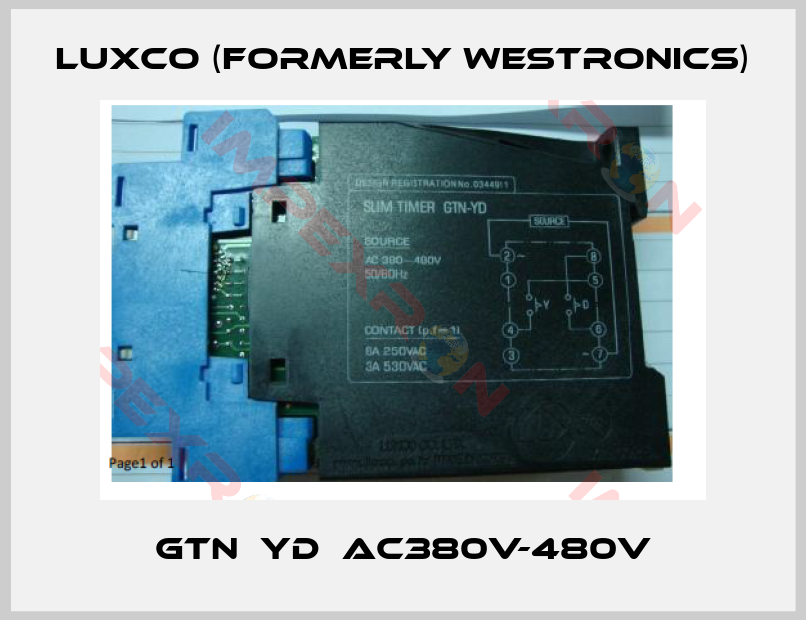 Luxco (formerly Westronics)-GTN  YD  AC380V-480V