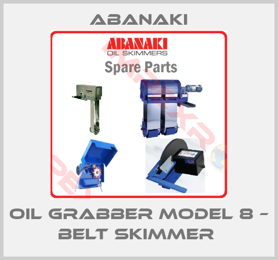 Abanaki-Oil Grabber Model 8 – Belt Skimmer 