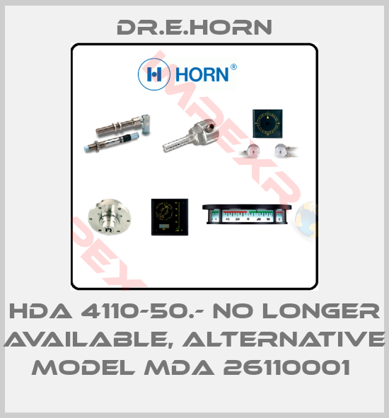 Dr.E.Horn-HDA 4110-50.- no longer available, alternative model MDA 26110001 