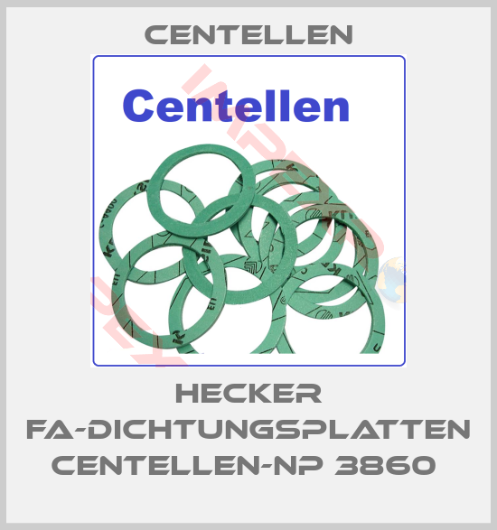 Centellen-HECKER FA-DICHTUNGSPLATTEN CENTELLEN-NP 3860 