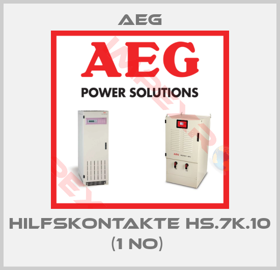 AEG-HILFSKONTAKTE HS.7K.10 (1 NO) 