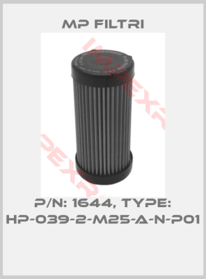 MP Filtri-P/N: 1644, Type: HP-039-2-M25-A-N-P01