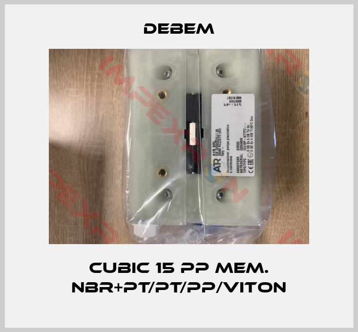 Debem-CUBIC 15 PP MEM. NBR+PT/PT/PP/VITON
