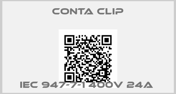 Conta Clip-IEC 947-7-1 400V 24A 