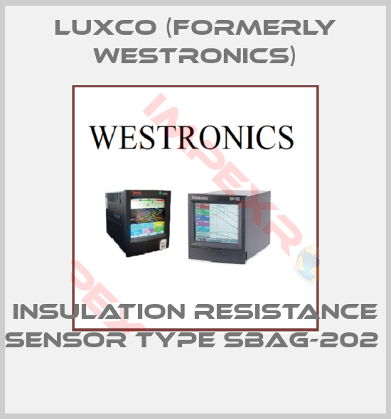 Luxco (formerly Westronics)-INSULATION RESISTANCE SENSOR TYPE SBAG-202 