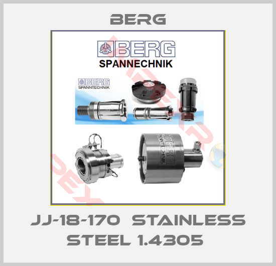 Berg-JJ-18-170  Stainless Steel 1.4305 
