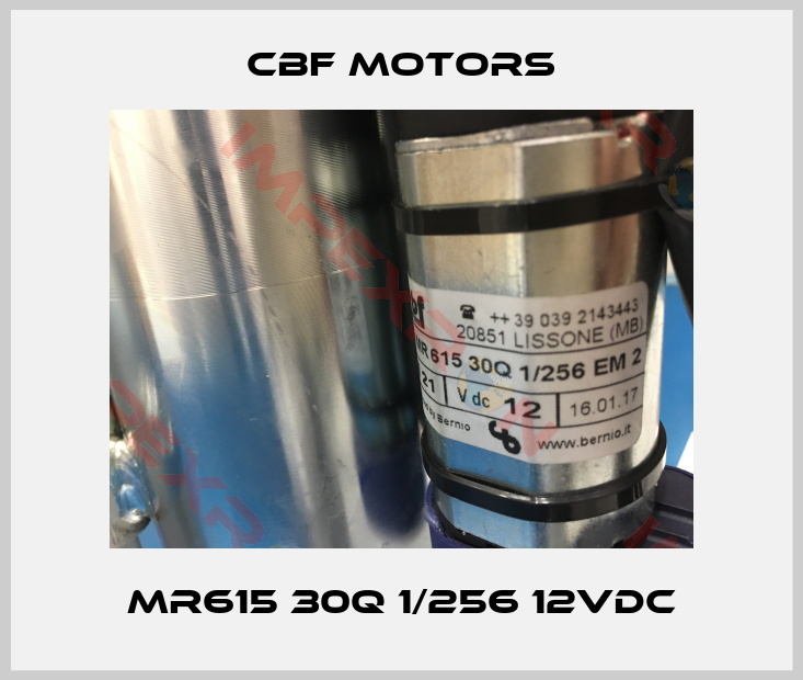 Cbf Motors-MR615 30Q 1/256 12VDC