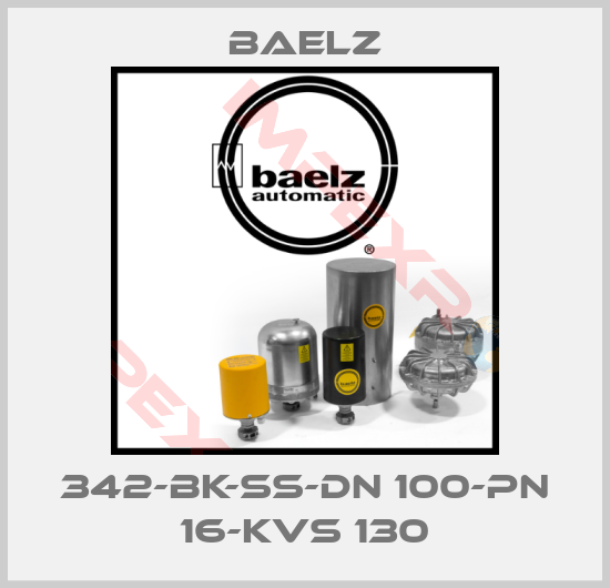 Baelz-342-BK-SS-DN 100-PN 16-Kvs 130