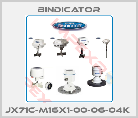 Bindicator-JX71C-M16X1-00-06-04K 