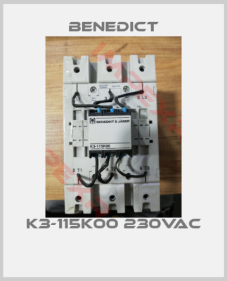 Benedict-K3-115K00 230VAC