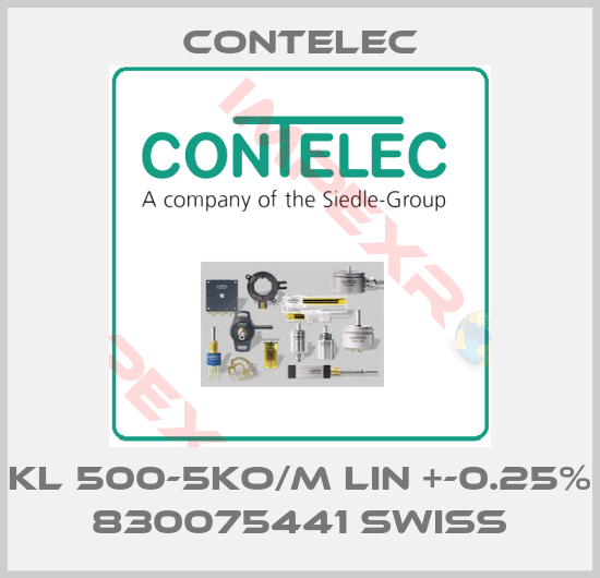 Contelec-KL 500-5KO/M LIN +-0.25% 830075441 SWISS