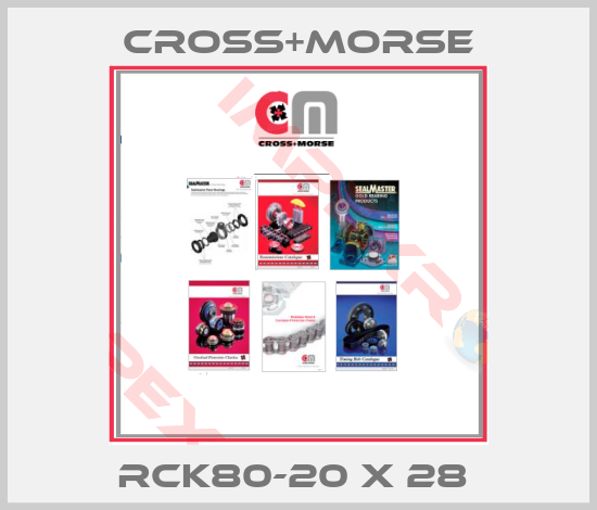 Cross+Morse-RCK80-20 x 28 