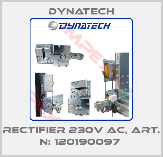 Dynatech-Rectifier 230V AC, Art. N: 120190097 
