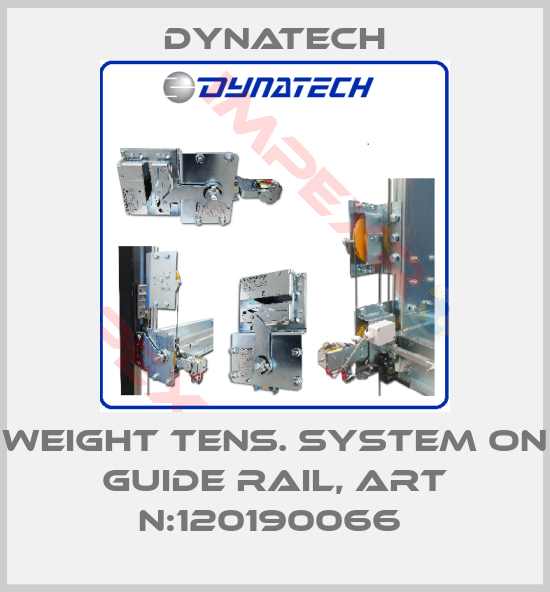 Dynatech-weight tens. system on guide rail, Art N:120190066 