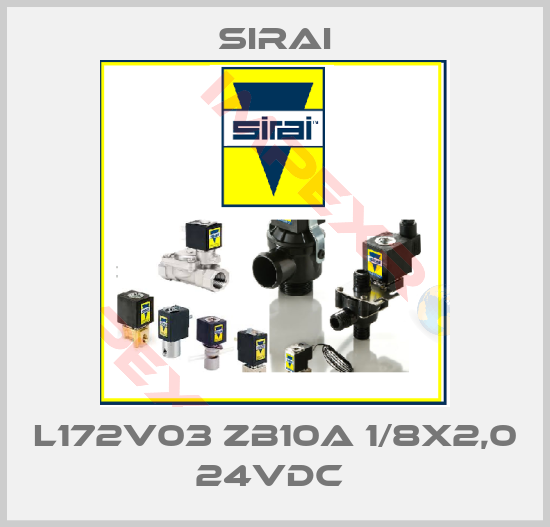 Sirai-L172V03 ZB10A 1/8X2,0 24VDC 
