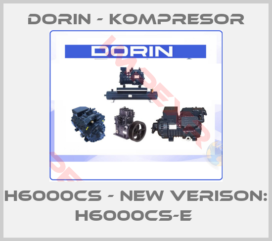Dorin - kompresor-H6000CS - new verison: H6000CS-E 