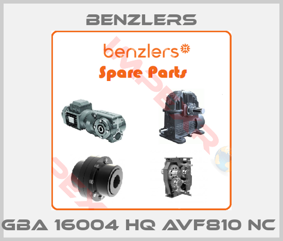 Benzlers-GBA 16004 HQ AVF810 NC 