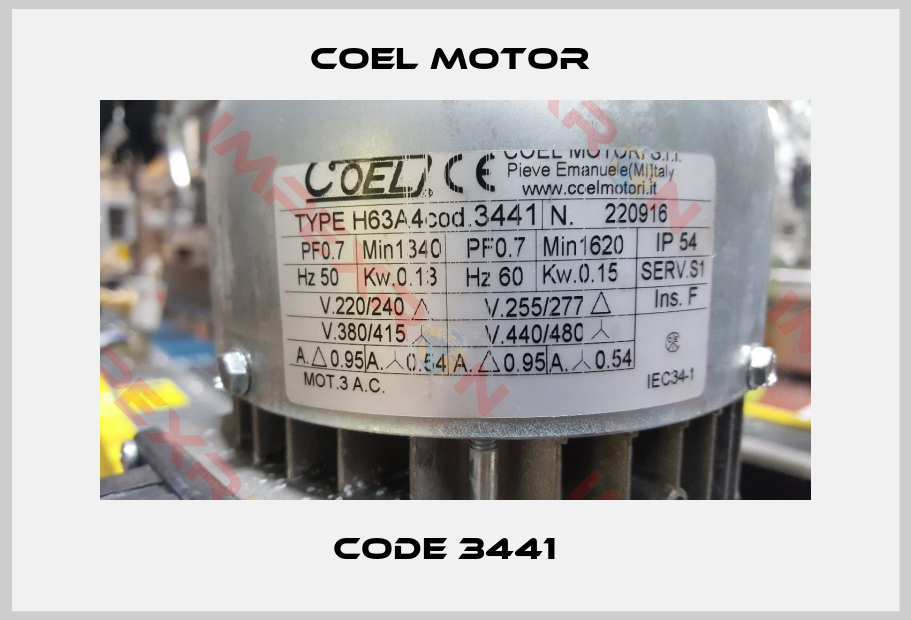 Coel-Code 3441  