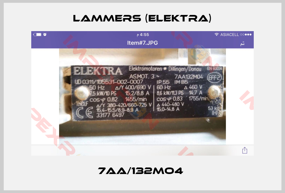 Lammers (Elektra)-7AA/132Mo4 