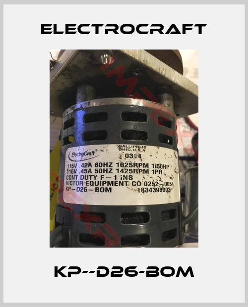 ElectroCraft-KP--D26-BOM