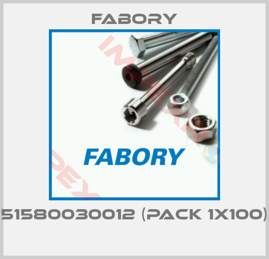 Fabory-51580030012 (pack 1x100) 