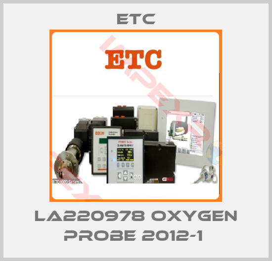 Etc-LA220978 OXYGEN PROBE 2012-1 