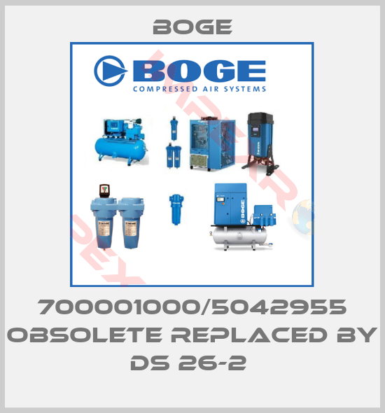 Boge-700001000/5042955 obsolete replaced by DS 26-2 