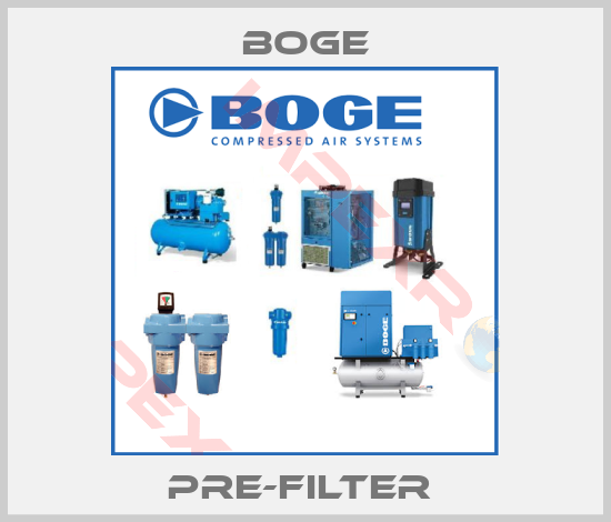 Boge-Pre-filter 