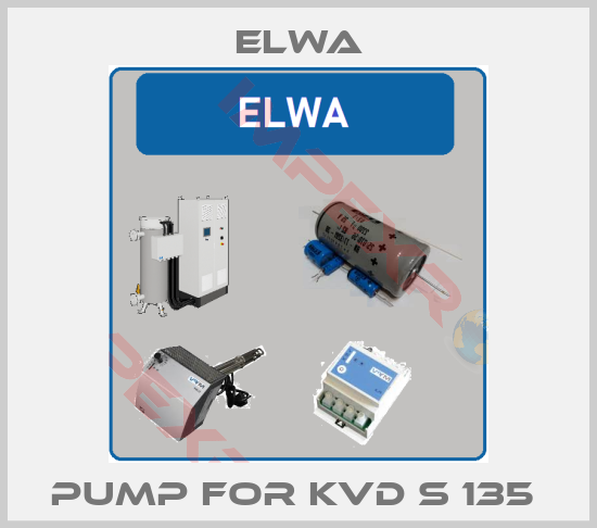 Elwa-Pump for KVD S 135 