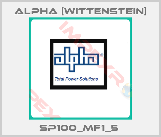 Alpha [Wittenstein]-SP100_MF1_5 