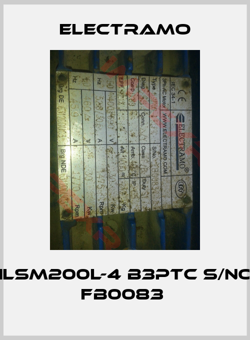 Electramo-1LSM200L-4 B3PTC S/No FB0083 